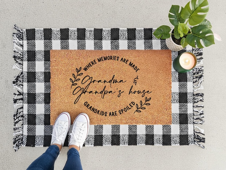 There's No Place Like Grandparents House, Grandparent Gift Mat, Nana And Papa, Grandma And Grandpa, Grandma And Grandad, Nanny And Grandad image 6