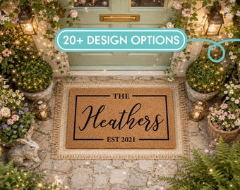 Create Your Own Doormat - Custom Text Welcome Mat - Personalised Bespoke Design