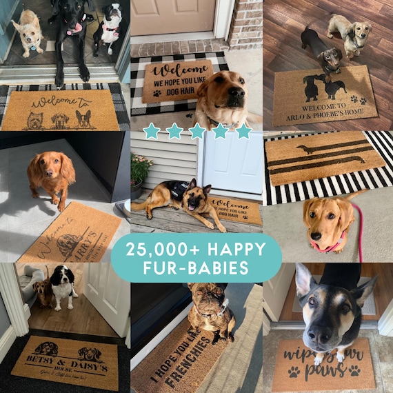 Hope You Love Dogs Welcome Coir Doormat | USA – Fine Living Co