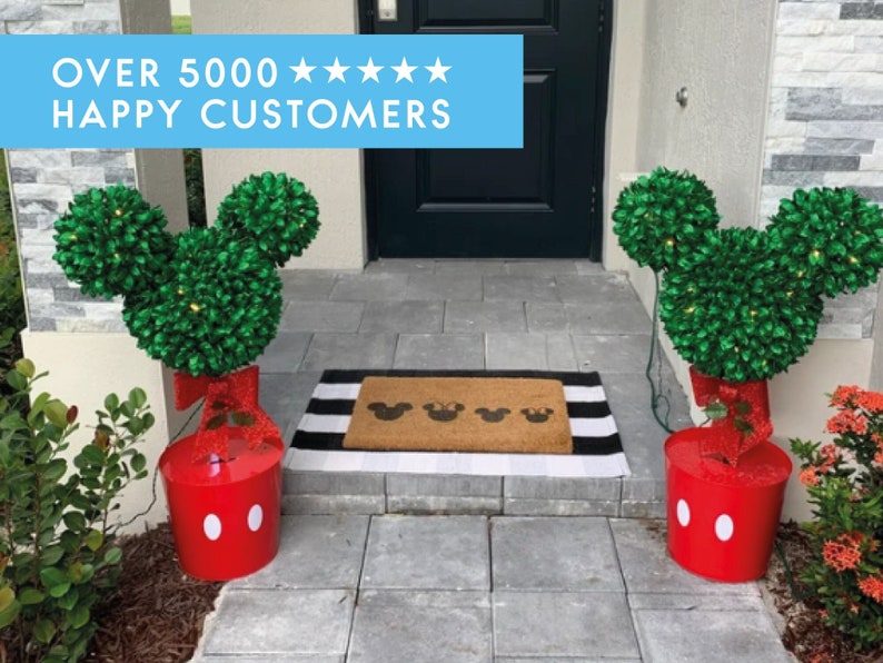 Welcome Grinch Doormat - Funny Christmas Rug - Christmas Grinch Decorations - Christmas Mat - Funny Porch Decorations - Holiday Decorations image 2