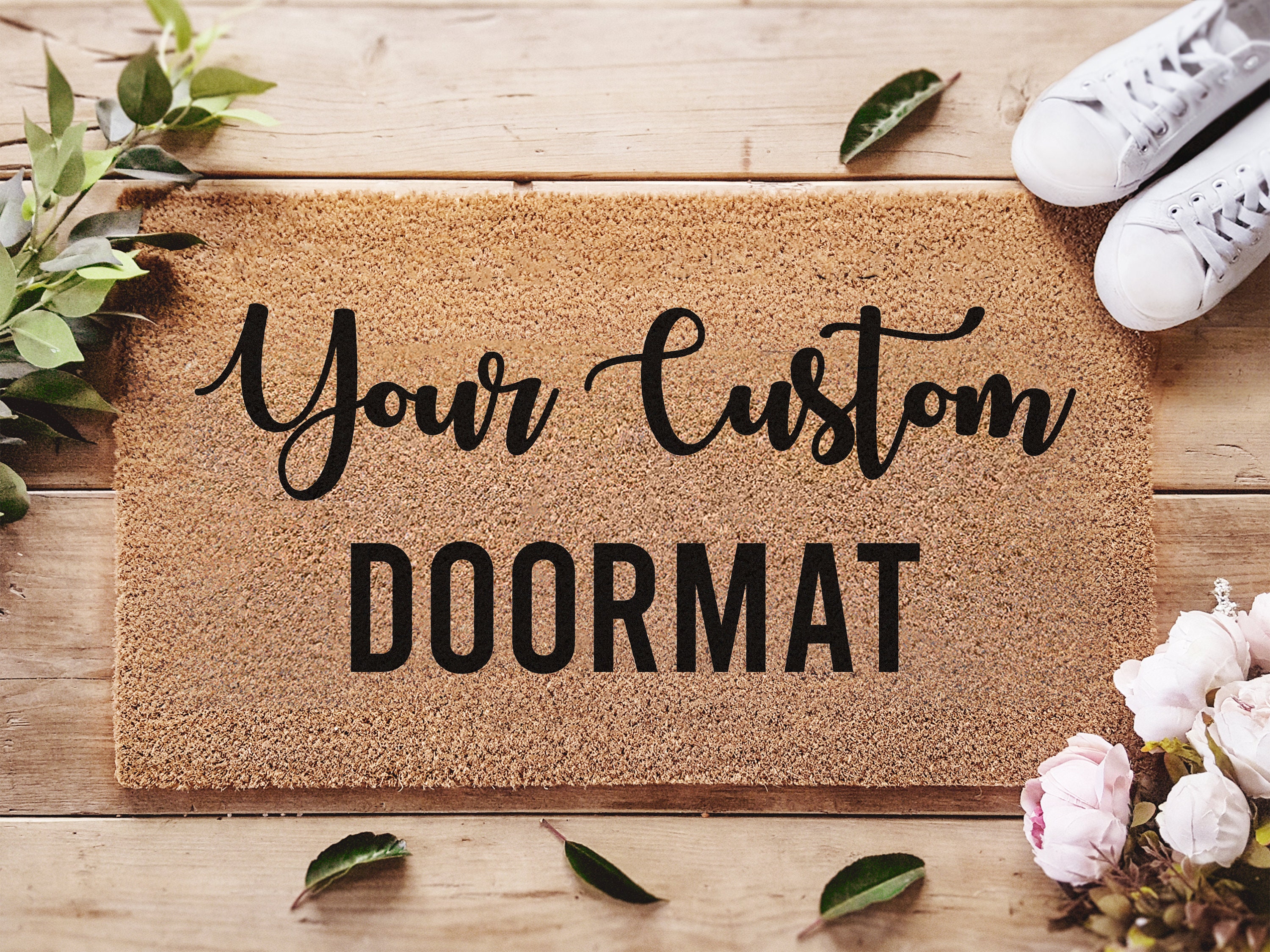 Personalized Doormat / Customized Doormat / Custom Door Mat Etsy