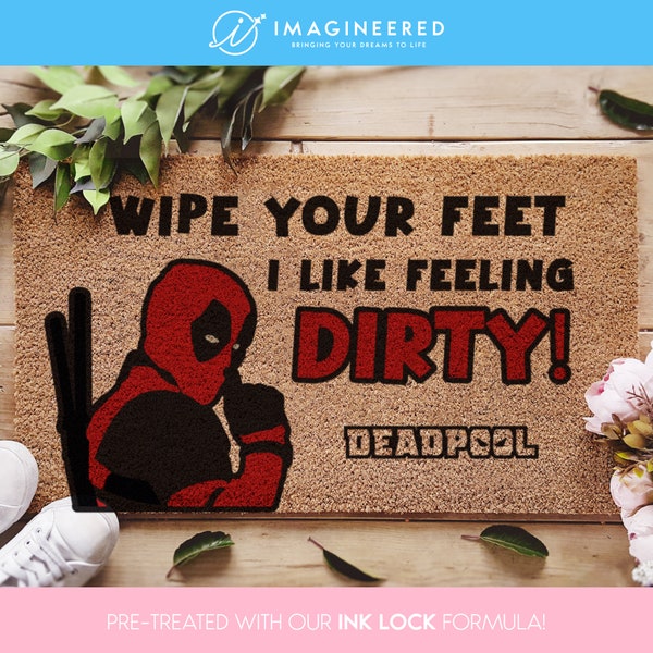 Deadpool Doormat - Marvels - Marvels Decor - Dead Pool - Marvels - Funny Doormat - Funny Deadpool - Deadpool Gift