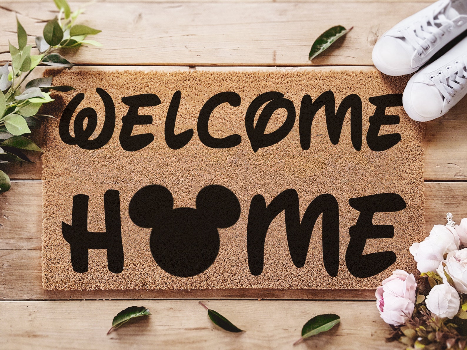 Home Disney Doormat Disney Lovers Mat Disney Etsy