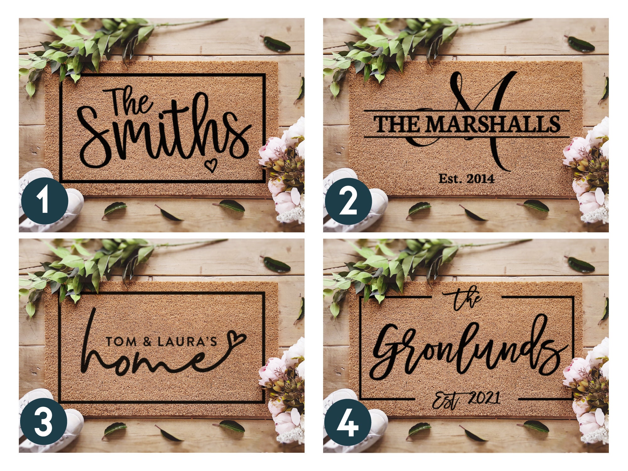 Custom Doormat Personalised Doormat Personalized Doormats Etsy UK