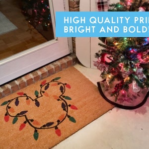 Welcome Grinch Doormat - Funny Christmas Rug - Christmas Grinch Decorations - Christmas Mat - Funny Porch Decorations - Holiday Decorations image 3