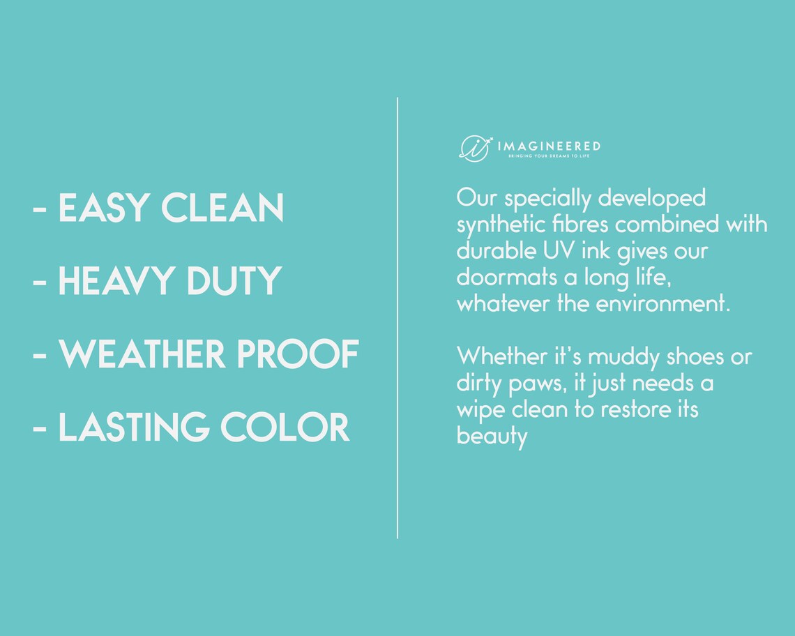 Custom Text Outdoor Door Mat Outdoor Personalized Rug Etsy UK