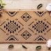 Boho Aztec Style Rug Cute Western Doormat Aztec Style Rug - Etsy