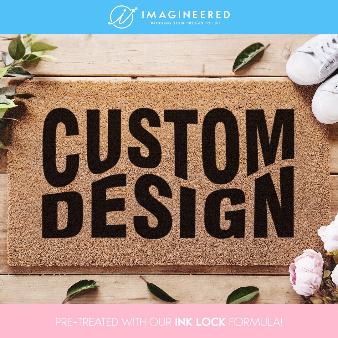 Personalized Custom Doormat Create Your Very Own Custom Design