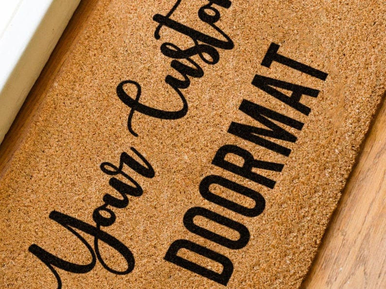 Personalized Doormat - Custom Door Mat - Customized Doormat - Personalized Rug - Custom Rug - Housewarming Gift - Welcome Door Mat image 3