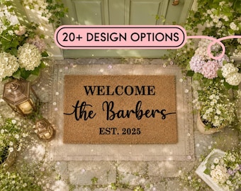 Bespoke Custom Doormat - Your Own Text Design - Personalised Welcome Mat Made To Order