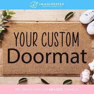 Your Custom Doormat - Personalize The Perfect Customized Door Mat For The Ultimate Unique Gift