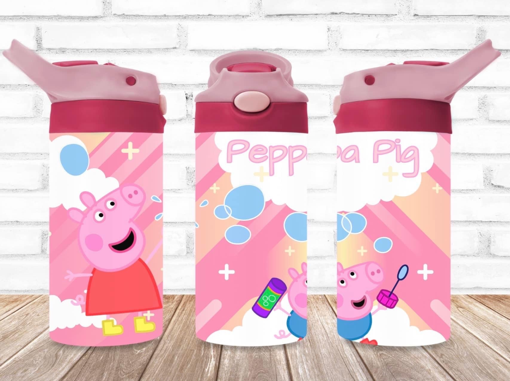 Peppa Pig 12 OZ Tumbler/kids Cups/peppa Pig/ Birthday Gift/ Kids  Tumbler/birthday Gift/toddler Cup/christmas Gift for Girls/stocking Stuffer  