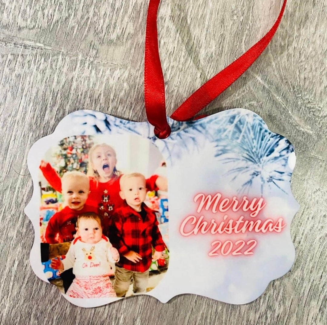 Personalized Photo Christmas Ornaments Etsy
