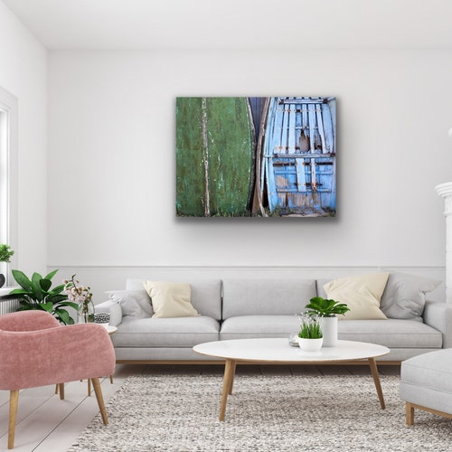 Battle Scars Skiffs Nautical Decor Beach House Wall shops Art Coastal Living Wall Decor Boat Photography