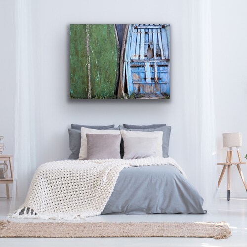 Battle Scars Skiffs Nautical Decor Beach House Wall shops Art Coastal Living Wall Decor Boat Photography