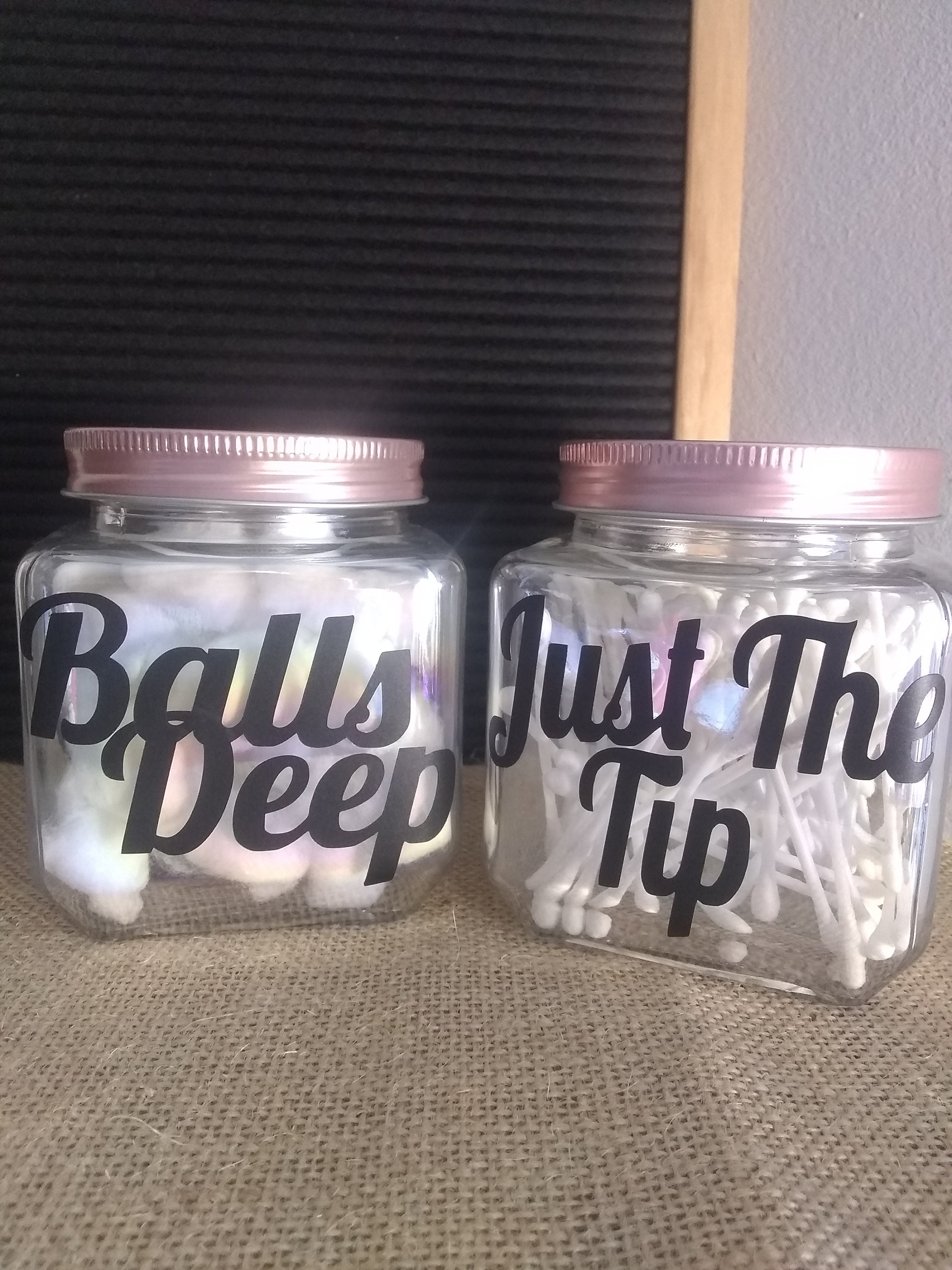 Bathroom Jar Set Etsy