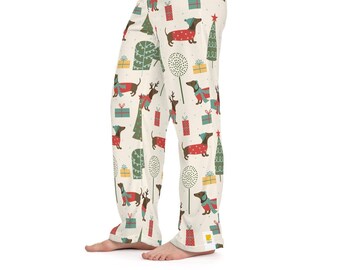 Christmas dachshund Women's Pajama Pants