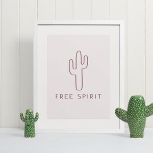 Free Spirit | Reiki-Infused Digital Print | Home Decor, Wall Decor, Spiritual Print, Wall Art, Minimal Art Print, Printable Wall Decor