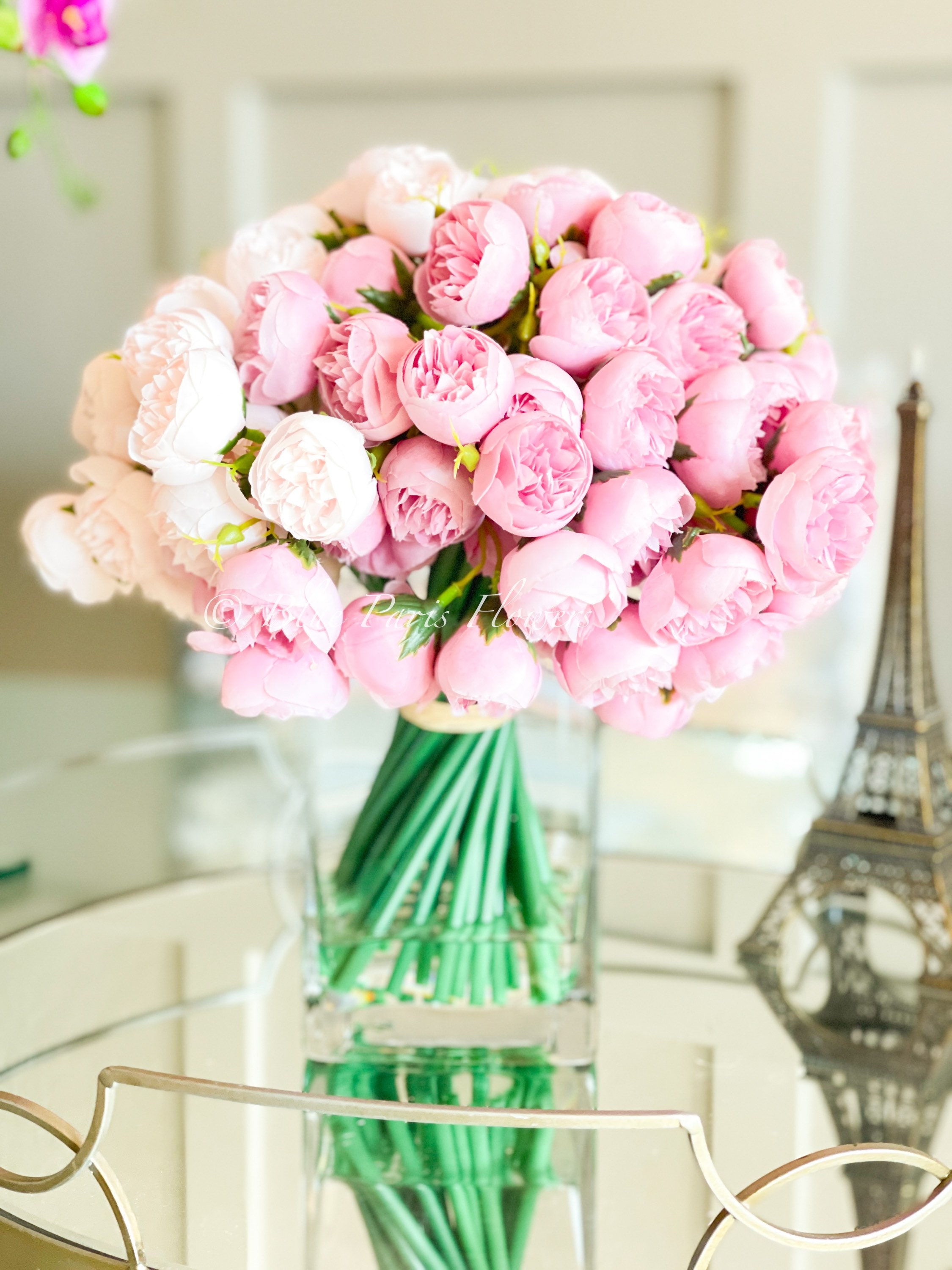 Perfect Pink Peonies - Faux Flowers