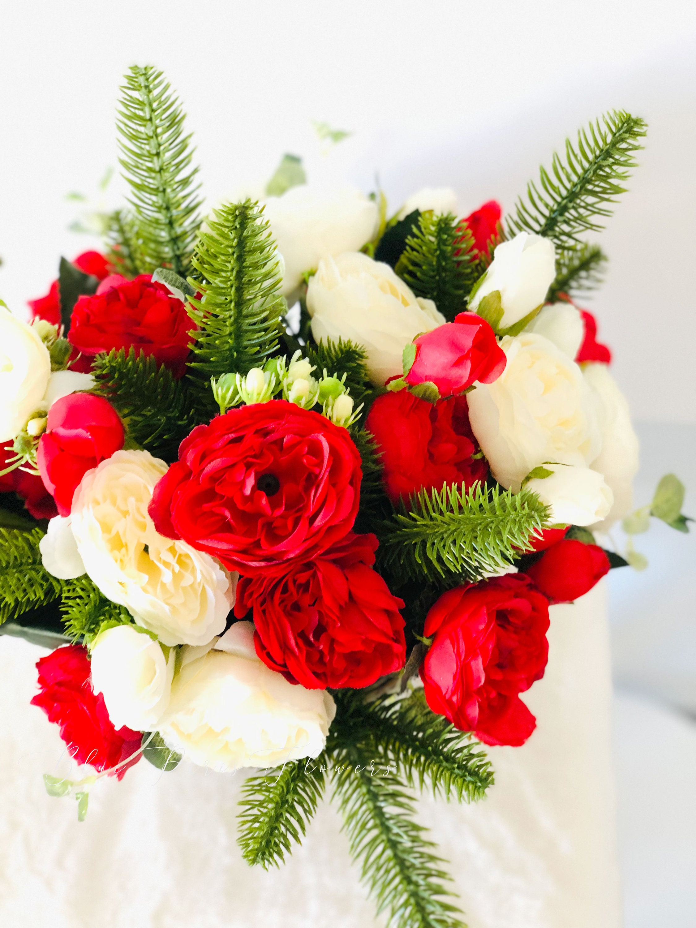 Artificial Flower ArrangementChristmas Faux Etsy