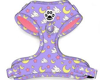 Moon Princess , Dog harness, Pet harness, No pull dog harness, Anime, (Retiring design will not restock)