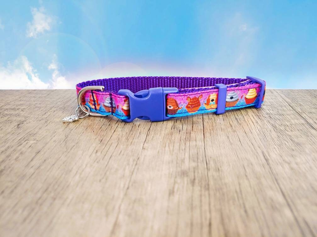Disney Snacks Dog Collar Disney Dog Collar Cupcake dog Etsy