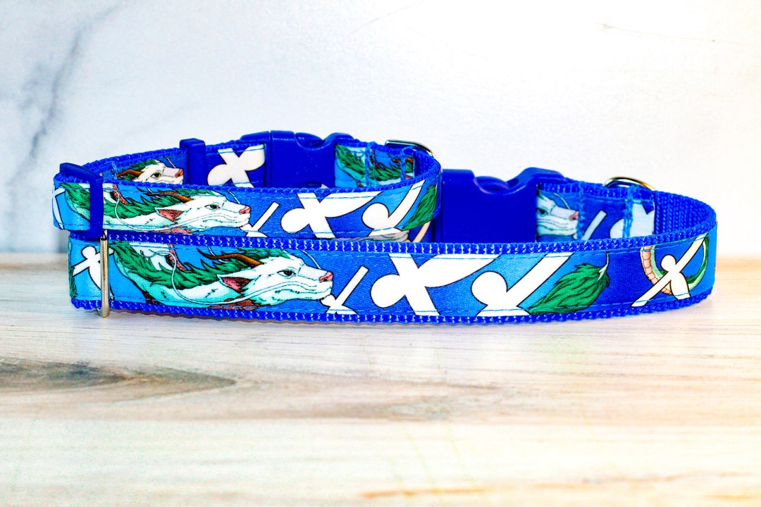 Dragon Dog Collar, Dog Collar, Haku Dog Collar, Anime Dog Collar , Cat