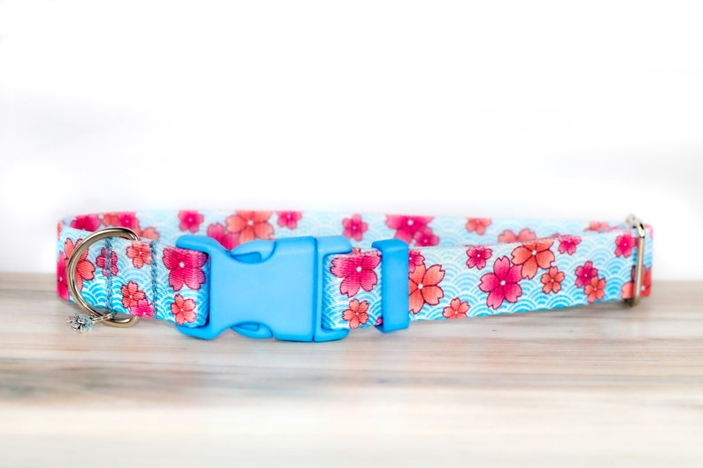 Cherry Blossom Collar Sakura Anime Collar Dog Collar Cat Etsy
