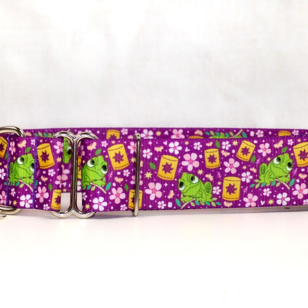 Sun princess,Pascal dog collar, NBS dog collar, Martingale dog collar, Martingale, No buckle slide , Wide dog collar, Dog mom gift