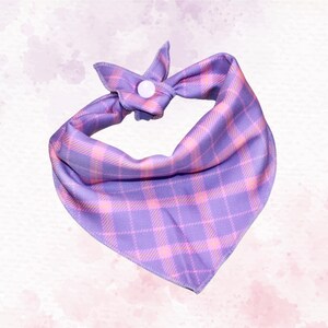 Adjustable Dog and Cat Bandana - Tie On or Snap Pet Scarf - Soft Cotton, Washable, Durable - Holiday or Everyday Pet Accessory