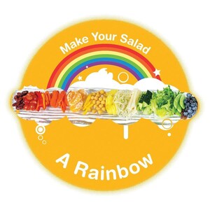 Make Your Salad A Rainbow Buttons 3&quot; - Pack of 10