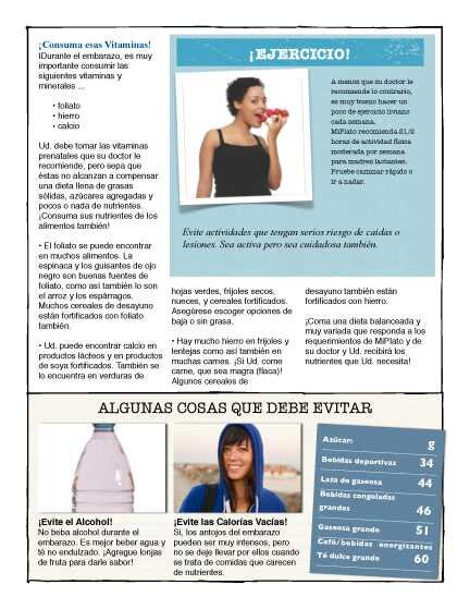 Myplate for Pregnant Moms Spanish Color Tearpad - Etsy