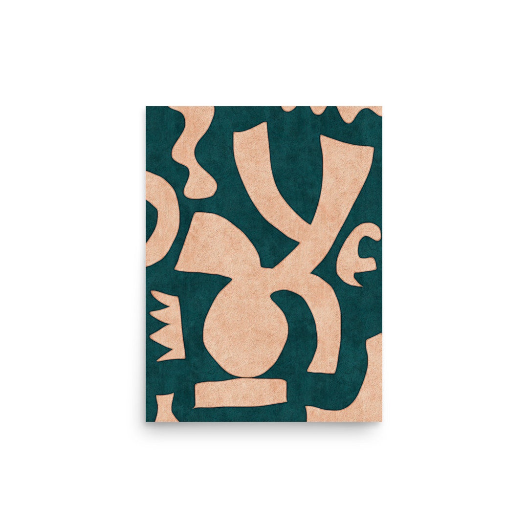 Poster 30 40 Cm Contemporary Art Etsy