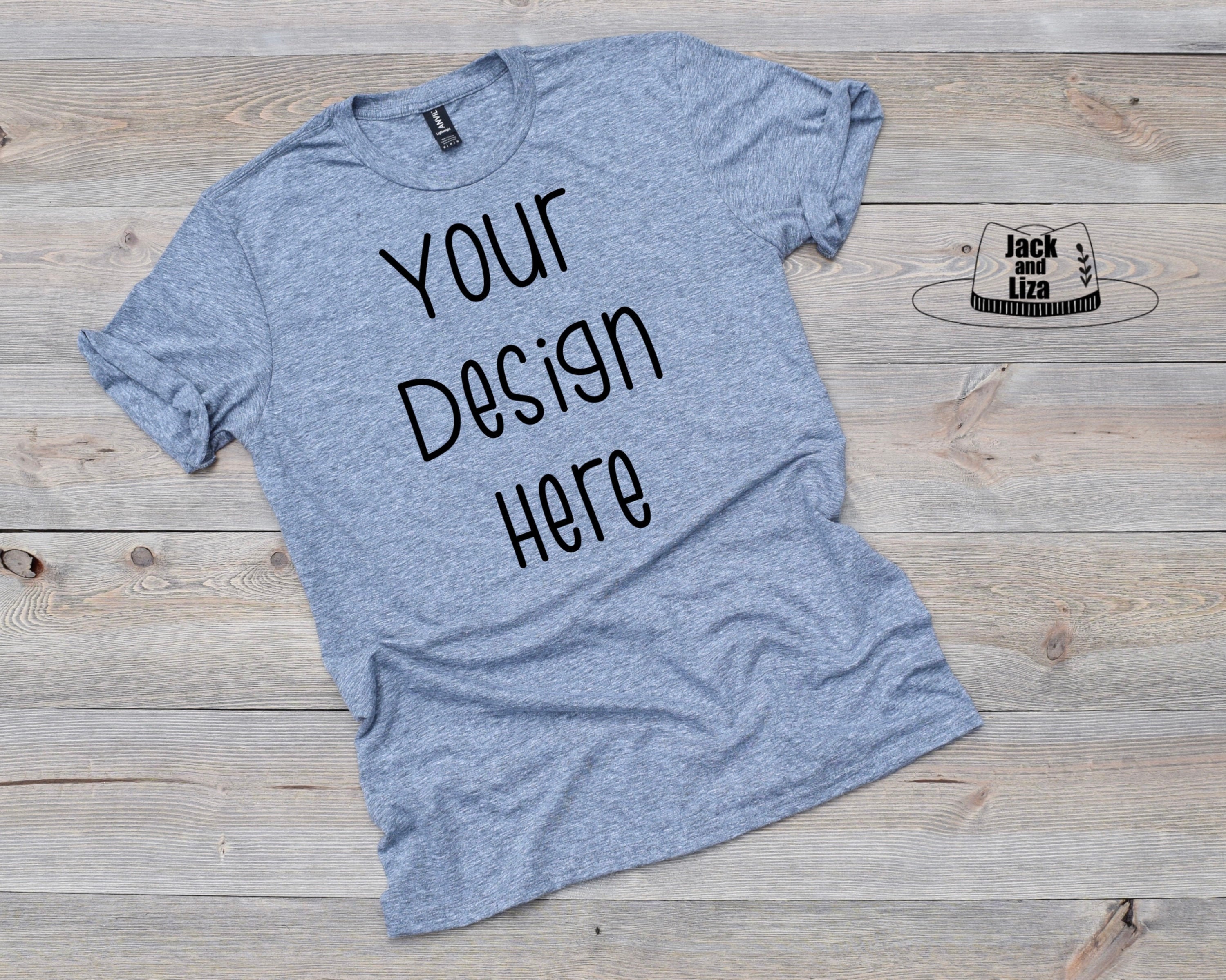 Download Heather Graphite Anvil 980 T Shirt Mock Up Anvil Mockup T Etsy