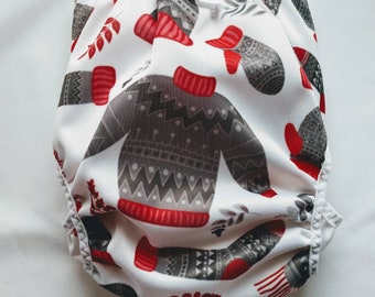 Cloth Diaper Cover - one size diaper cover / cloth diapers / one size cloth diaper / gift for baby / sweater gift / handmade cloth diaper