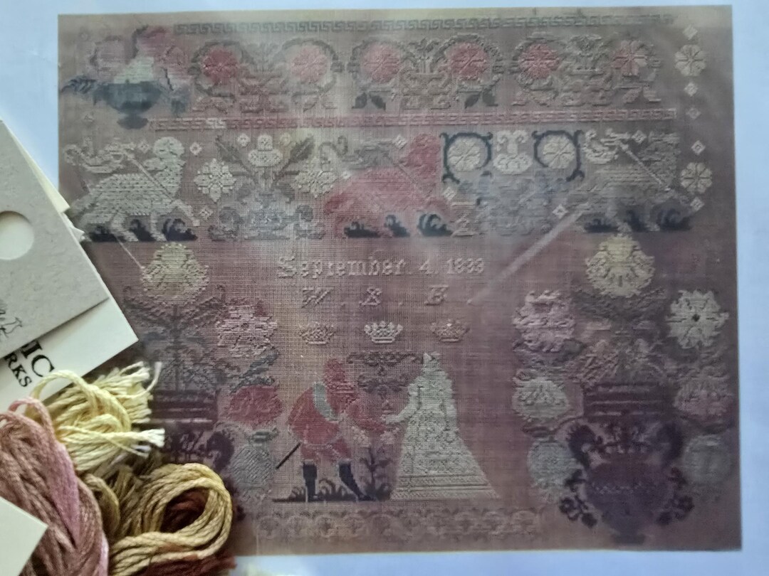 Sampler Gigi R DESTASH: the Betrothed Sampler by Gigi R (KIT) - Etsy