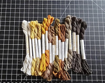 DESTASH:  NPI Silk Floss (17 skeins)