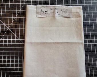 DESTASH:  Antique White 46ct Linen (fat quarter)