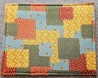 Fall Patchwork Vinyl Project Bag