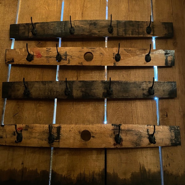 Barrel Stave Coat rack