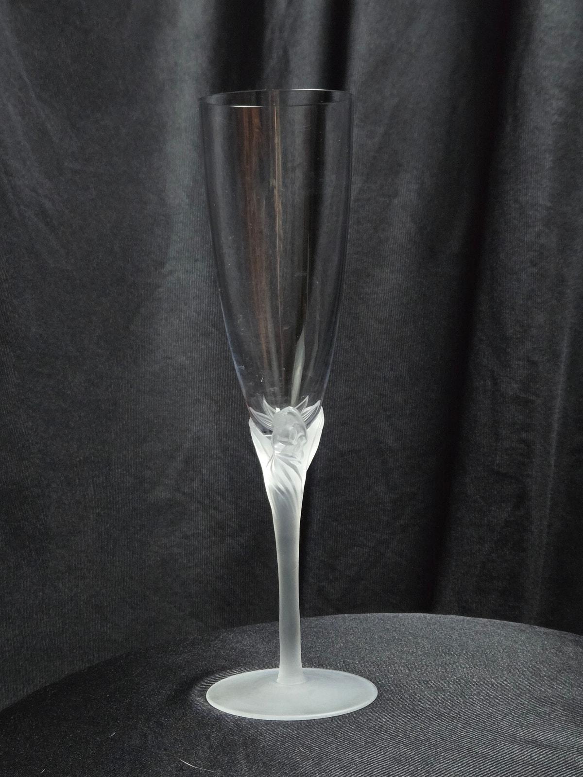 Fluted Champagne Lily of the Valley by Sasaki Crystal, Discontinued
