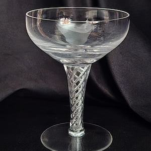 Vintage Champagne/Tall Sherbet Ariel by Stuart, Discontinued, 5.25 inches