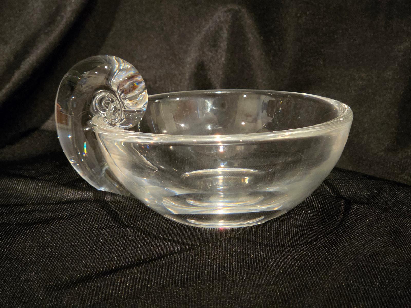Steuben ステューベン ヴィンテージクリスタルボウル 1980年代 Vintage Steuben Bowl - Etsy