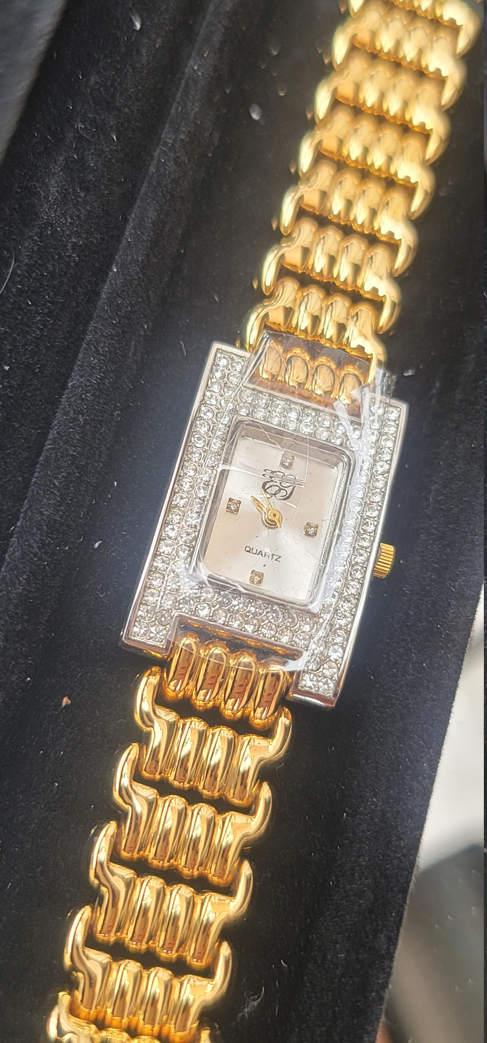 Vintage Elizabeth Taylor White Diamonds Ladies Watch with | Etsy