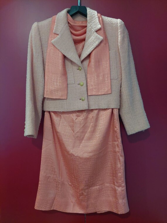 Vintage Doncaster Custom 3 PC Peach Colored Skirt 