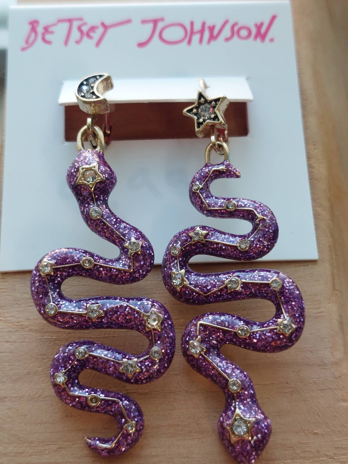 Betsey johnson sale snake earrings