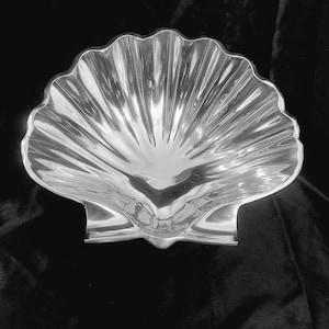 1980's Vintage Pewter Clam Shell Bowl/Dish, IHI India