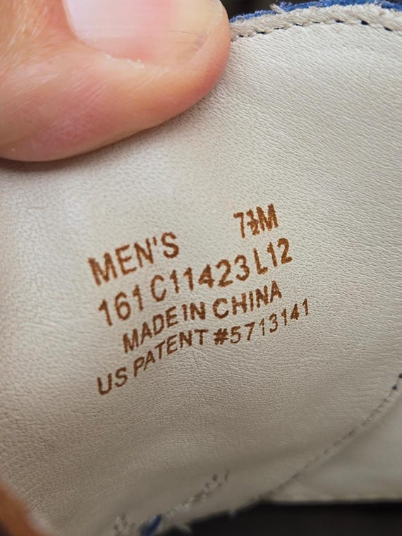Cole Haan NikeAir Air Sole Saddle Brown Blue Leather Sz 7.5 M Oxford Cole Haan Nikeair Air Sole Saddle Brown Blue Leather Sz 7.5  main image 4