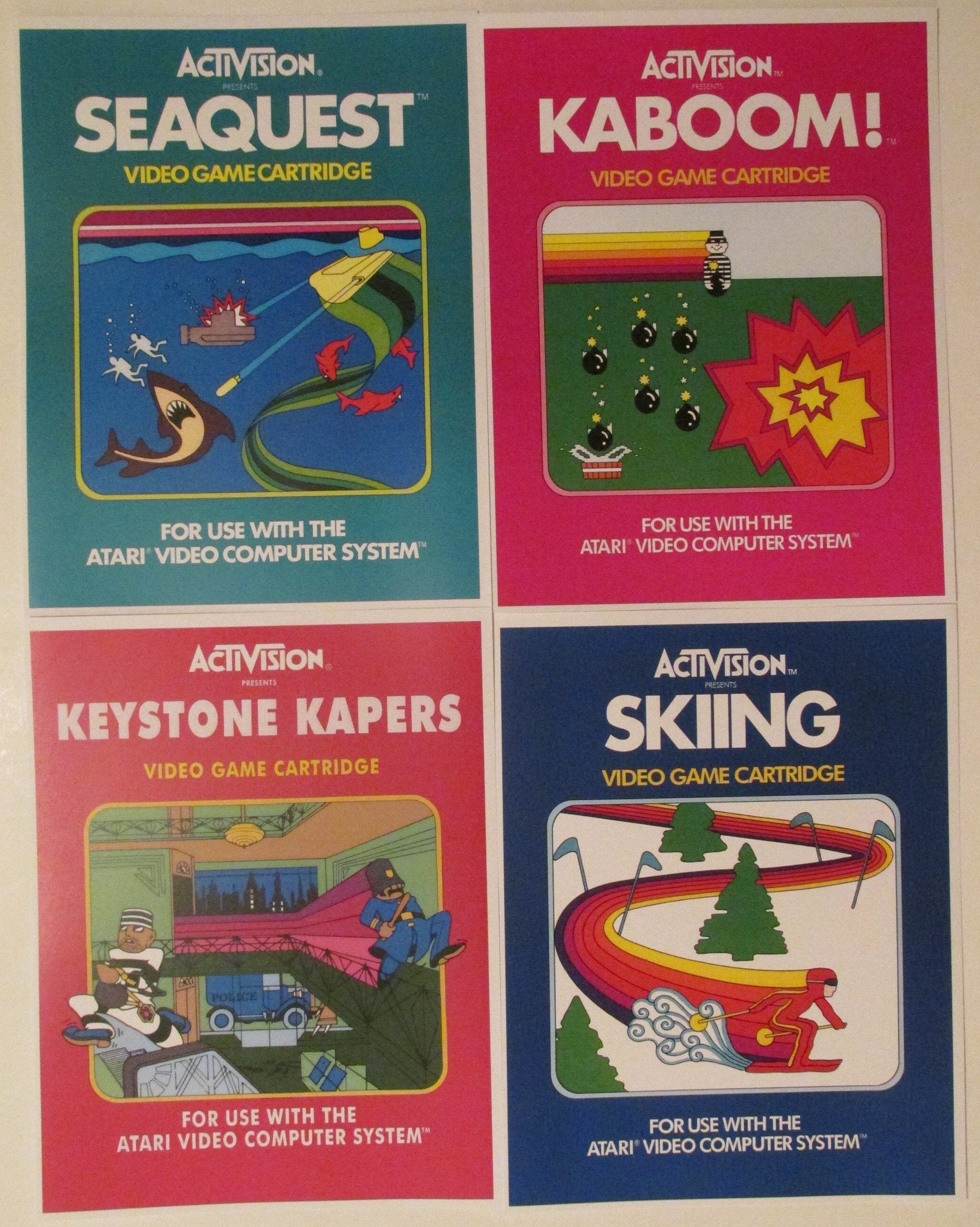 Atari 2600 Keystone Kapers - Video Game Cover Trading Card (new)