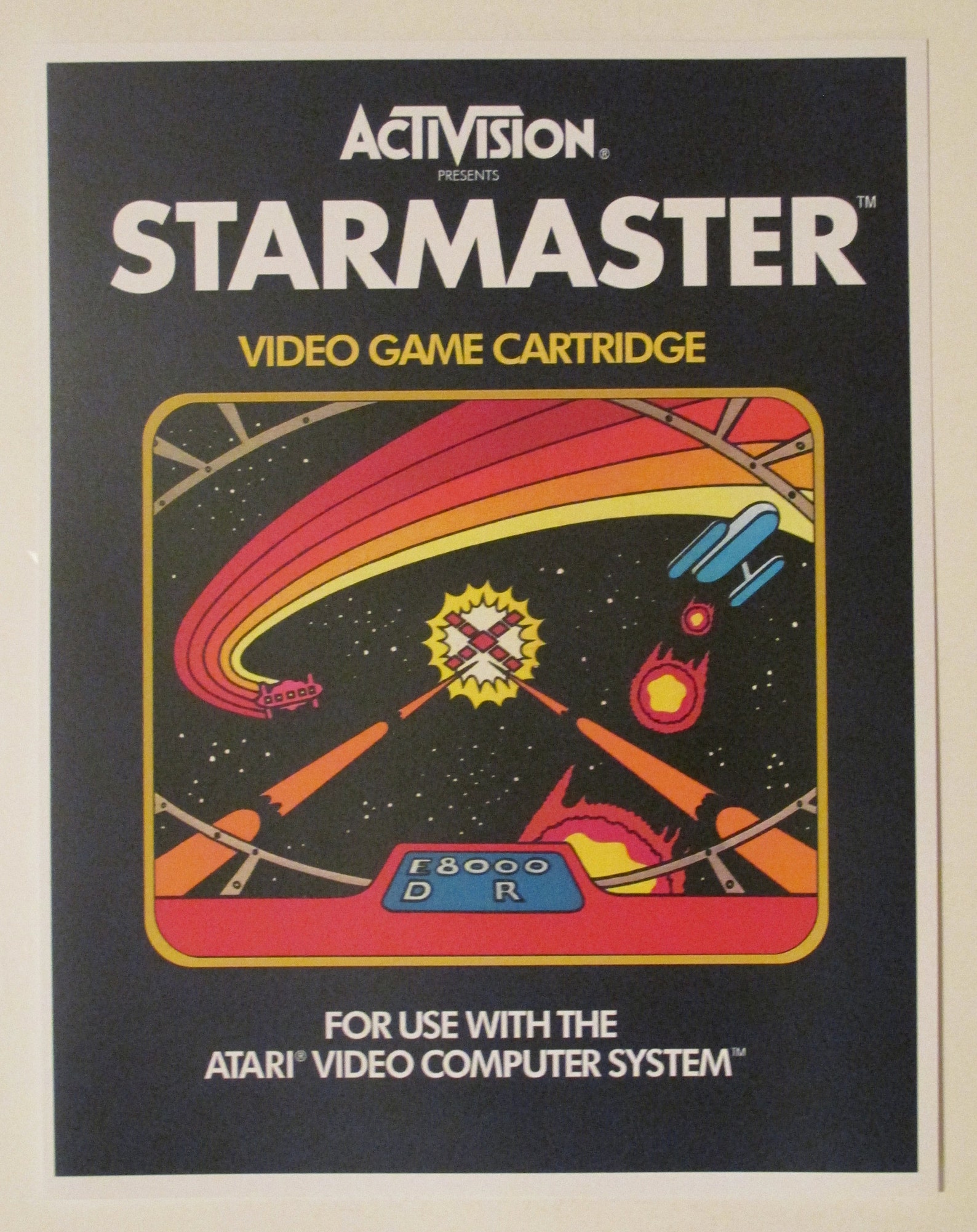 Activision Atari 2600 Video Game Box Art Reproduction 8.5x11 - Etsy